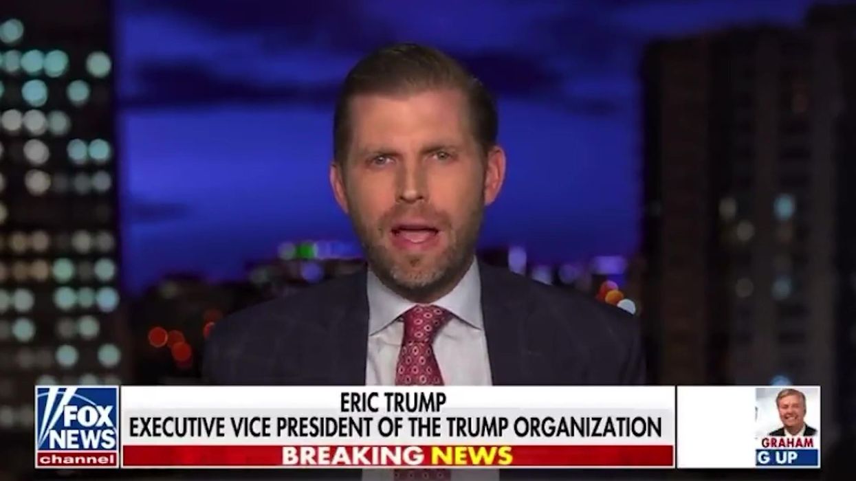 Eric Trump roasted for bizarre claim about his father's relationship with Putin