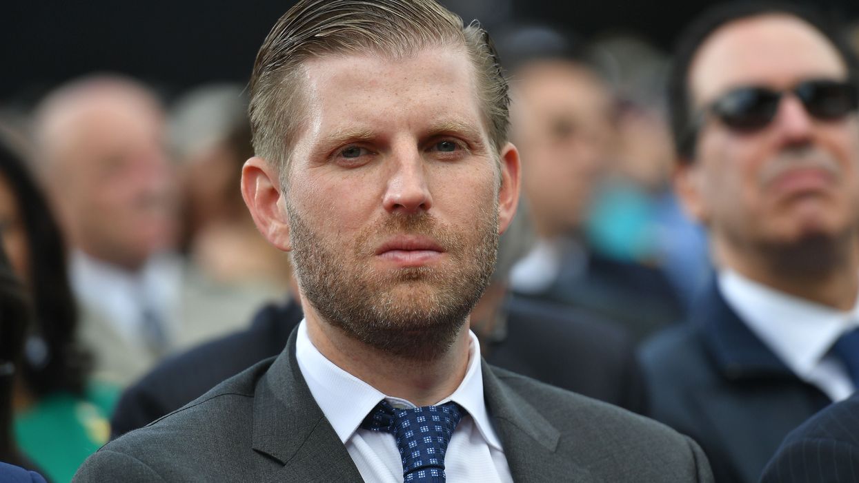 <p>Eric Trump’s tweet about Douglas Emhoff left people confused.</p>