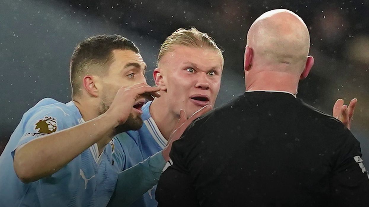 Erling Haaland has become a meme after furious reaction to referee blunder