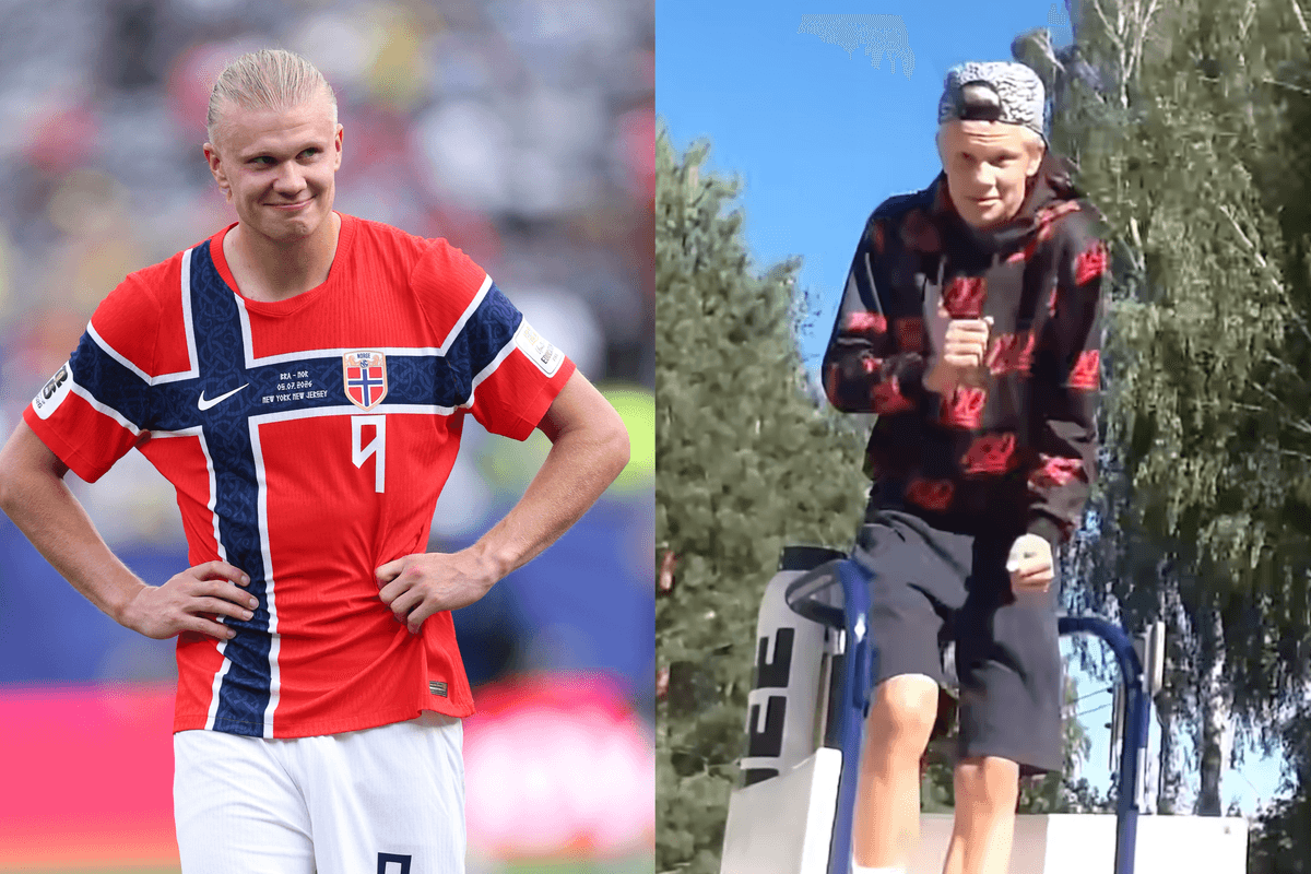 Erling Haaland recorded a rap song with his friends in 2016 - now it's been turned into an actual banger
