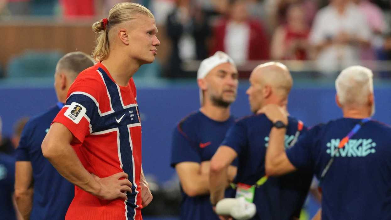 Erling Haaland returns to Norway with bizarre souvenir after World Cup exit