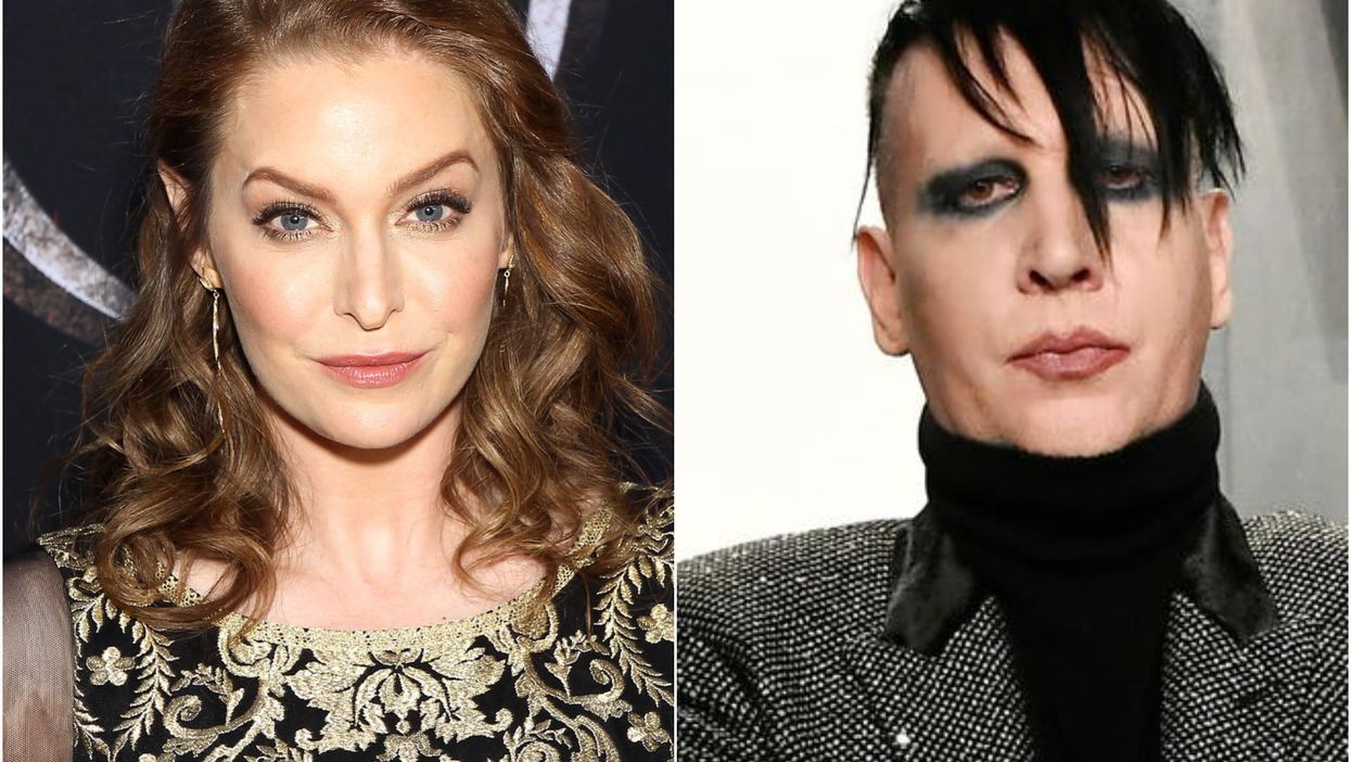 Esme Bianco and Marilyn Manson