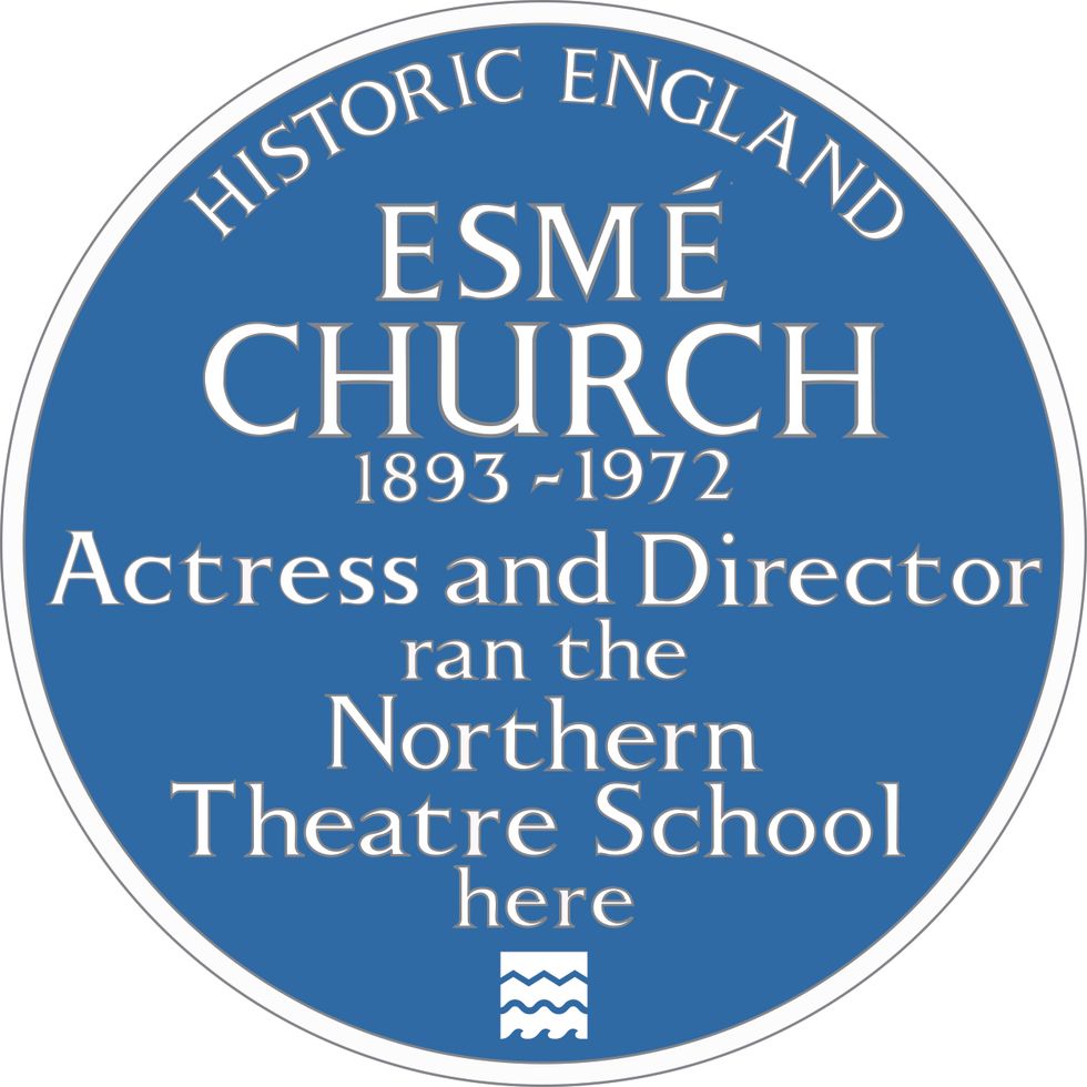 Esme Church's blue plaque