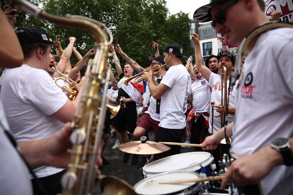 Euro 2020 - Fans gather for Italy v England