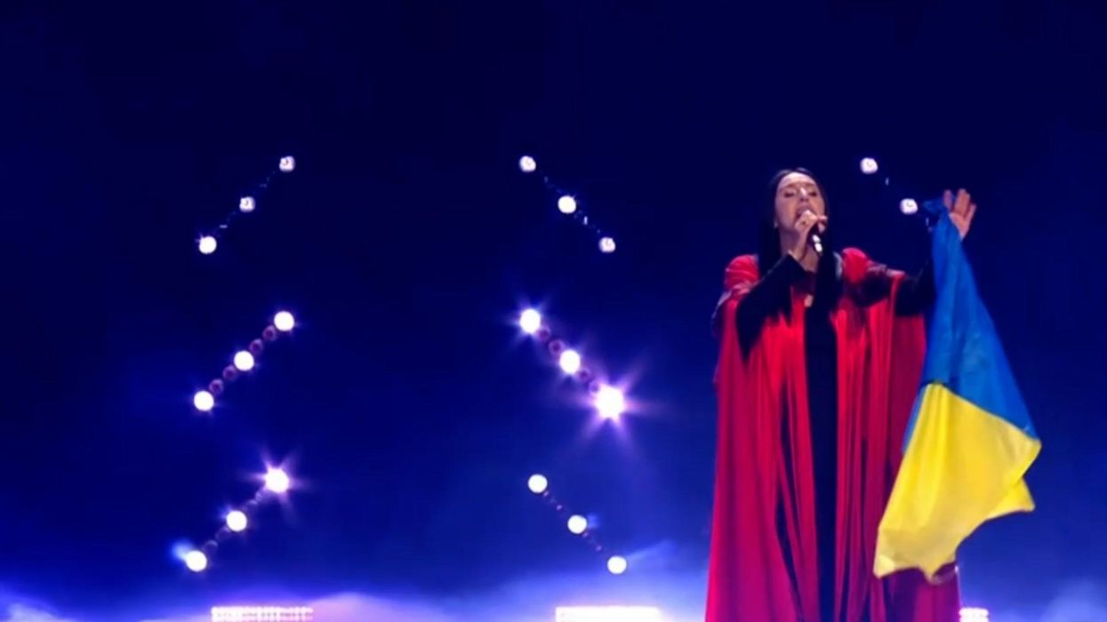Ukrainian Eurovision winner who fled performs at Concert for Ukraine