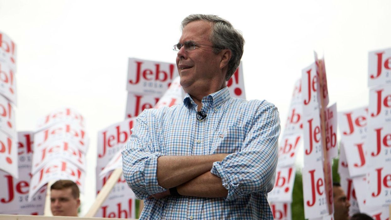 Even Jeb Bush looks surprised by his own comments