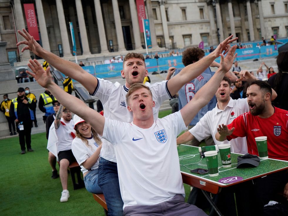 Excitement is in the air over at Trafalgar Square