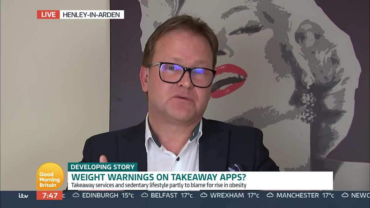 Expert wants 'warnings' on takeaway apps as Britain set to become Europe's 'fattest nation'