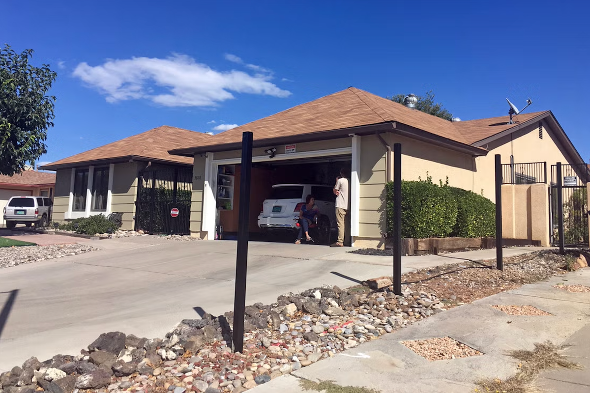 Exterior view of the house used in Breaking Bad