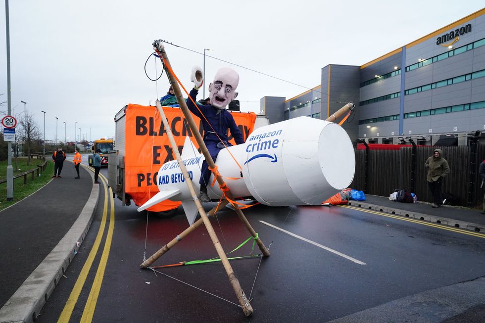 Extinction Rebellion Black Friday blockade