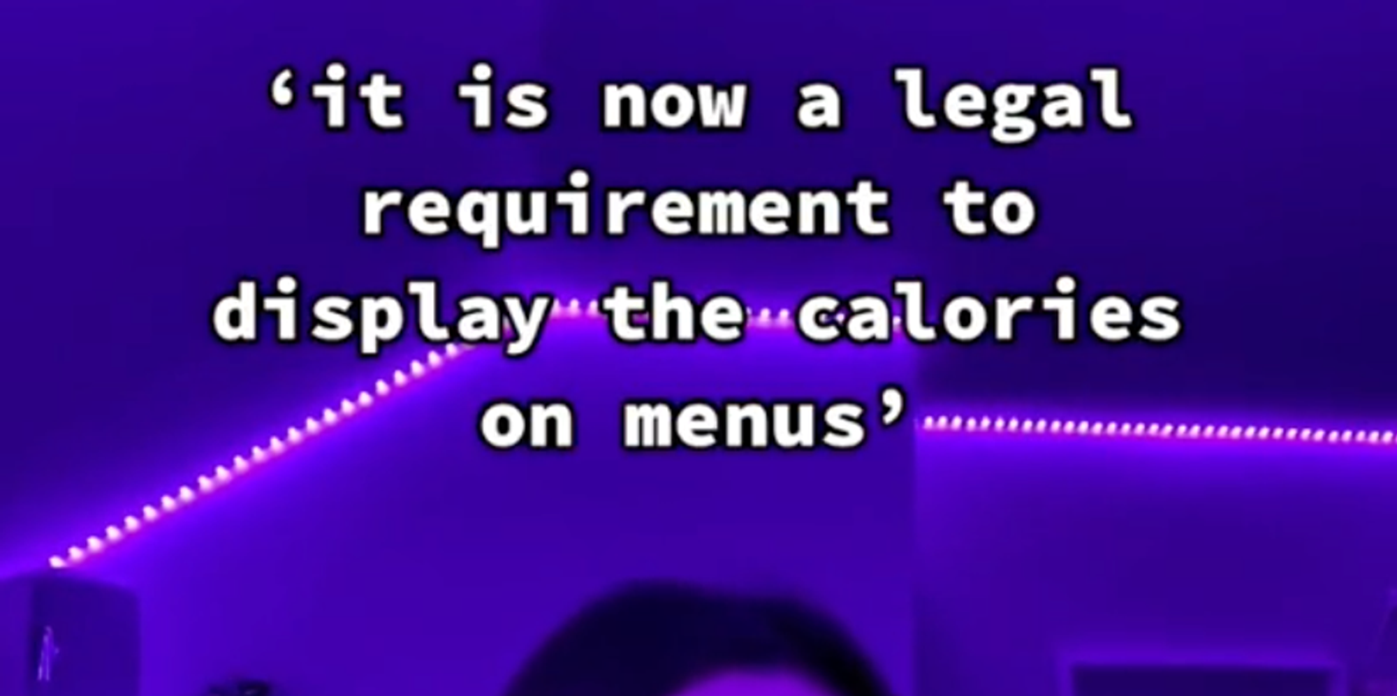 New requirement for restaurants to put calories on the menu has sparked