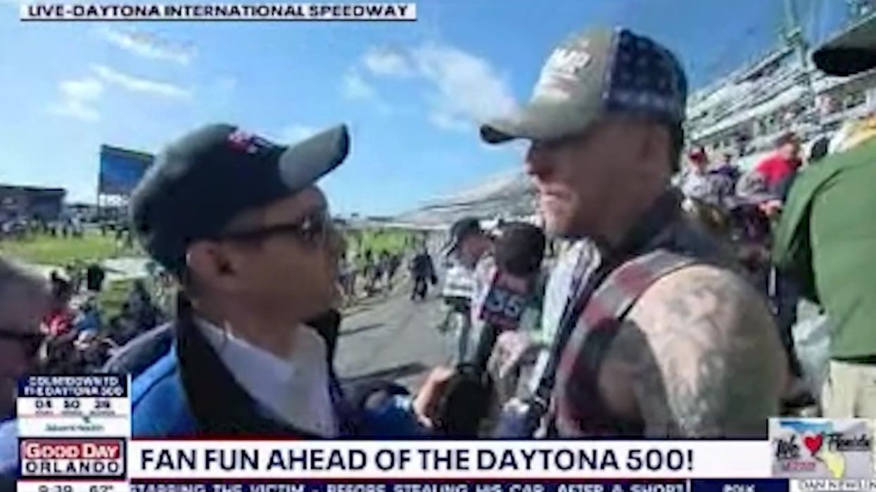 ‘F*** Joe Biden’: Fan swears during live interview before NASCAR race
