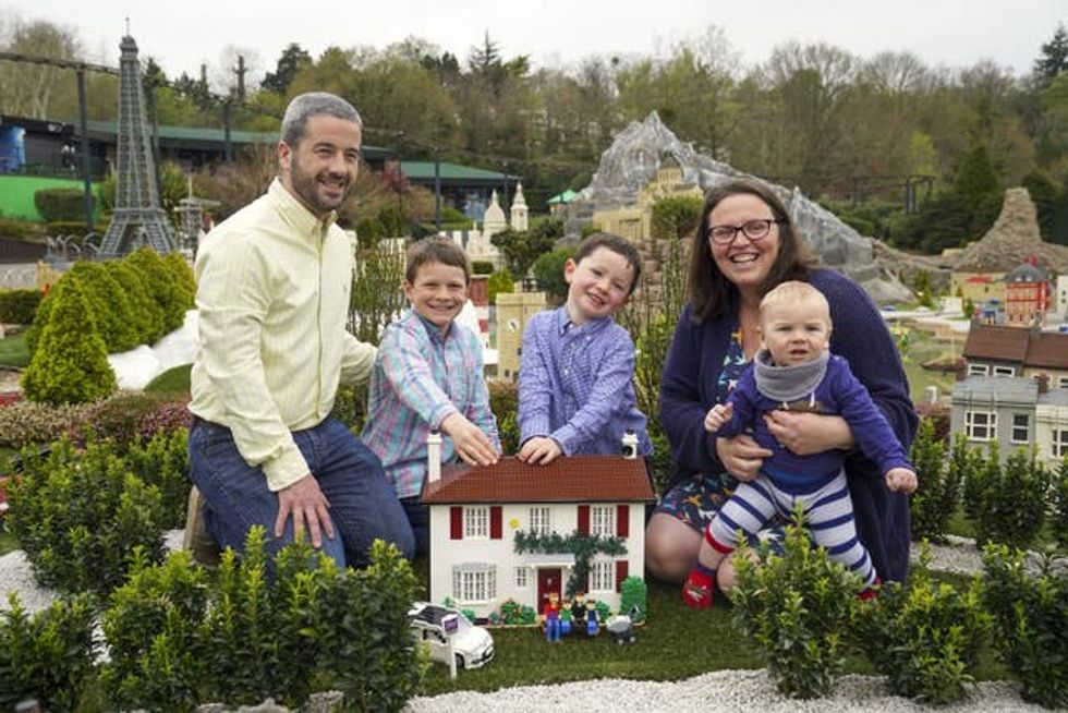 Family home recreated in Lego