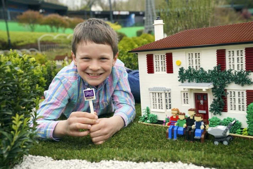 Family home recreated in Lego