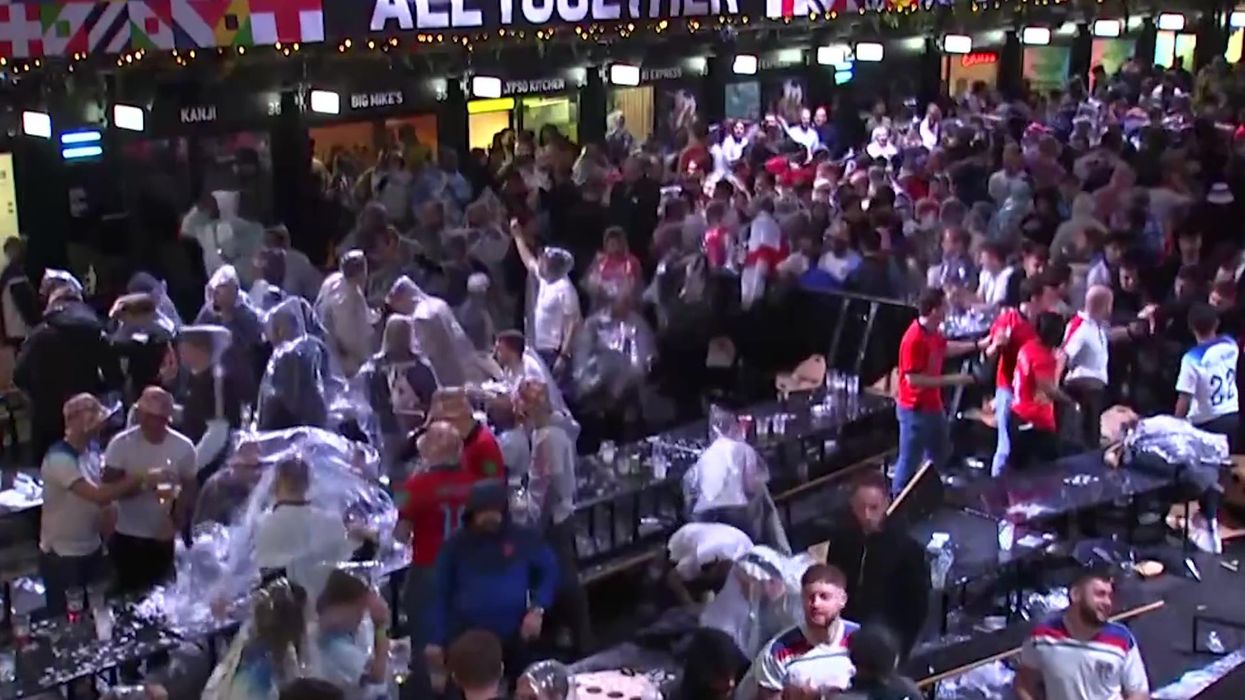 If you throw your World Cup pint in the air you could end up in jail