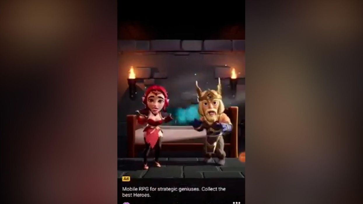 You won't see the plot twist in this video game ad coming at all