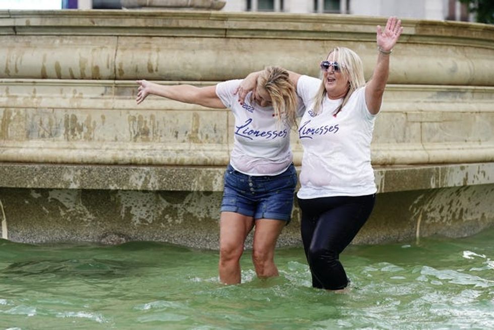 Fans watch England v Germany \u2013 UEFA Women\u2019s Euro 2022 \u2013 Final