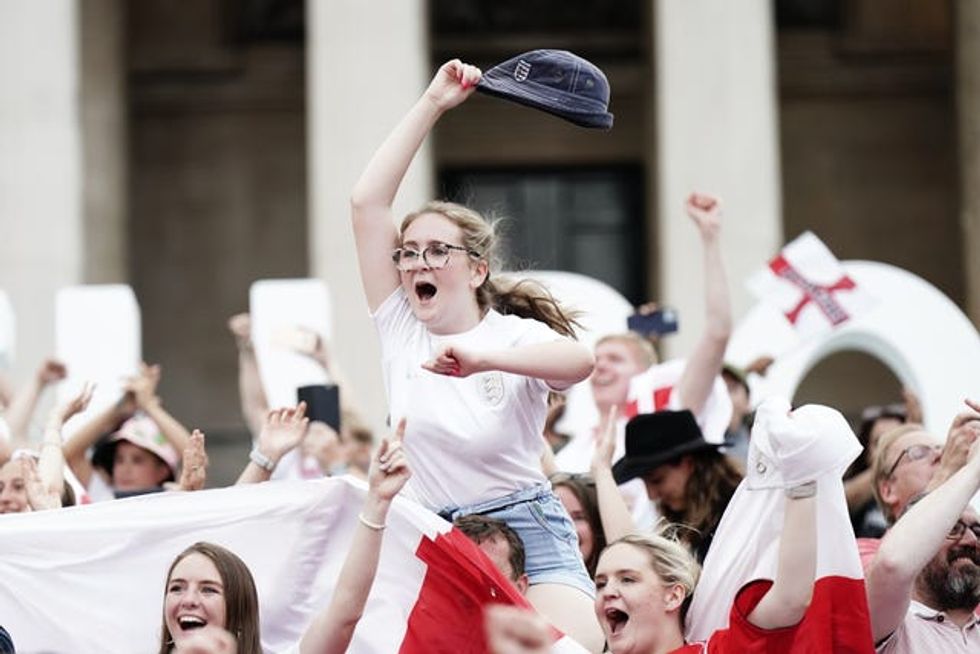 Fans watch England v Germany \u2013 UEFA Women\u2019s Euro 2022 \u2013 Final