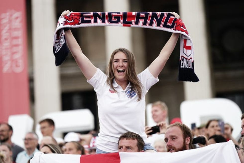 Fans watch England v Germany \u2013 UEFA Women\u2019s Euro 2022 \u2013 Final