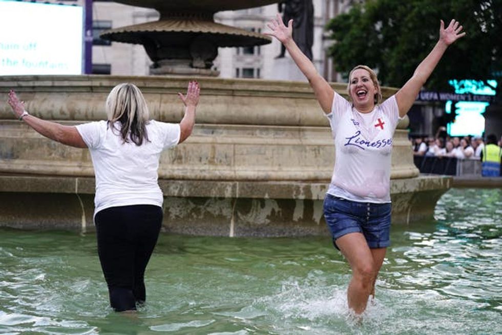 Fans watch England v Germany \u2013 UEFA Women\u2019s Euro 2022 \u2013 Final