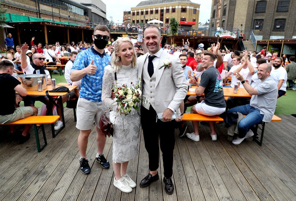 Fans watching Italy v England \u2013 UEFA Euro 2020 \u2013 Final