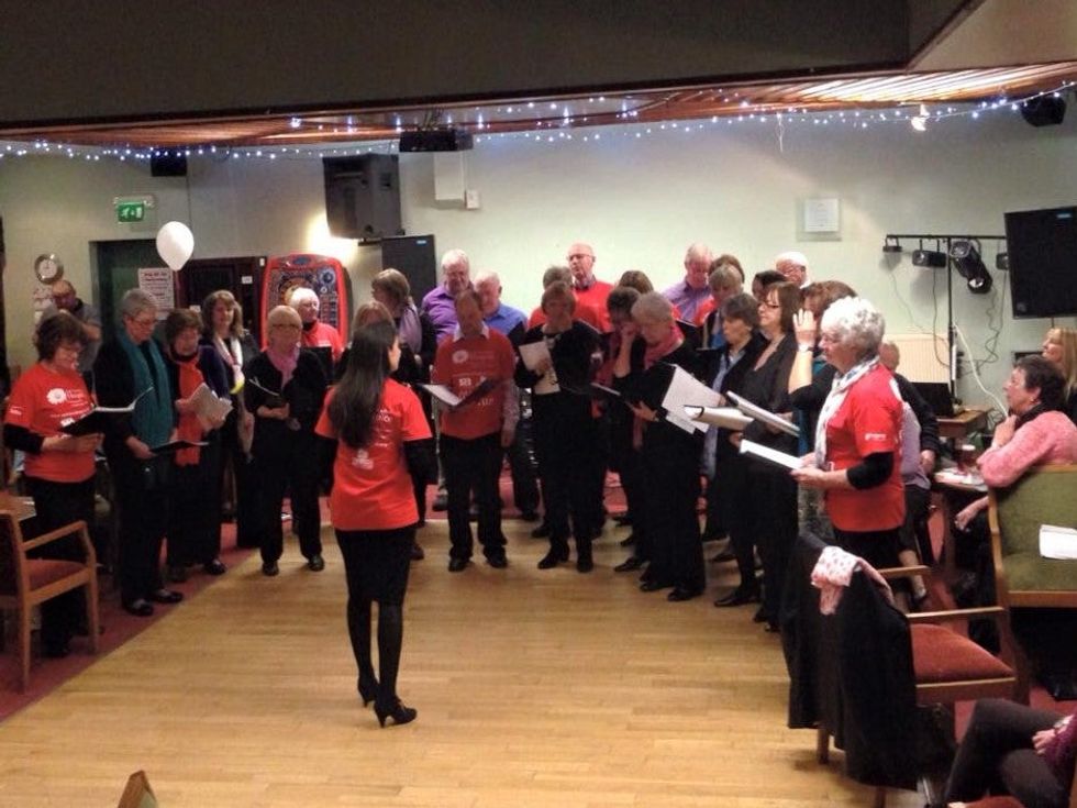 Faye Bailey said carol singing \u2018brings out the best\u2019 in her (Faye Bailey/PA)