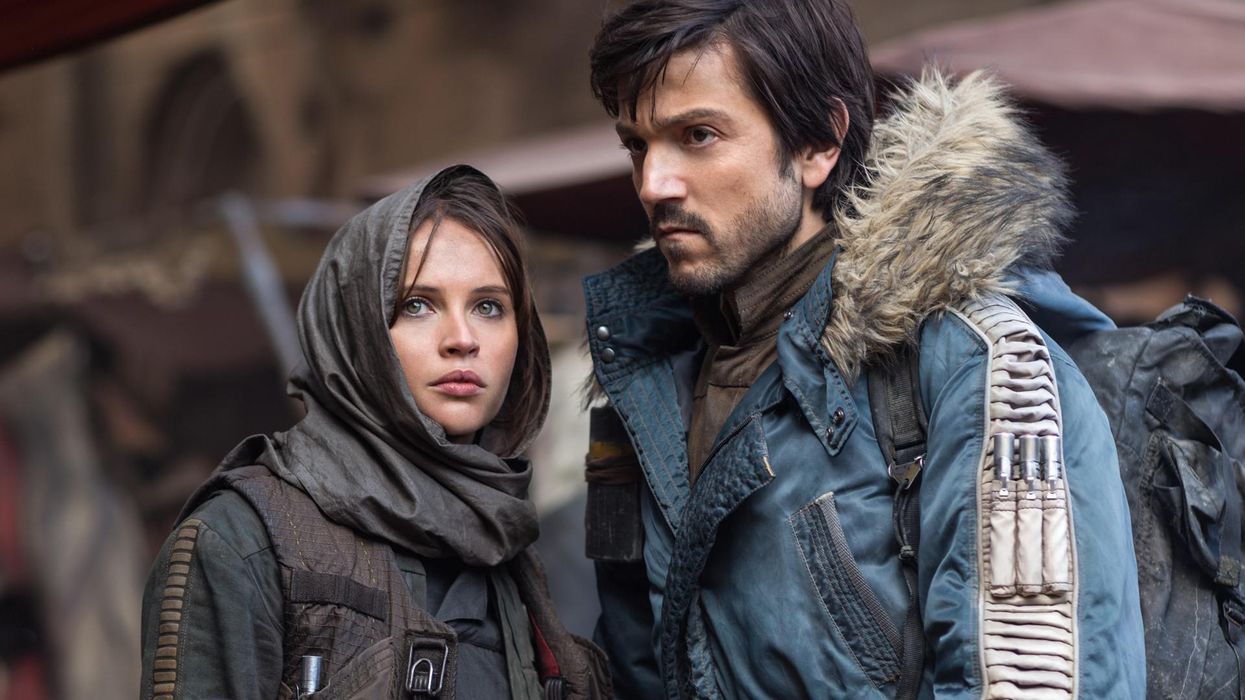Felicity Jones and Diego Luna