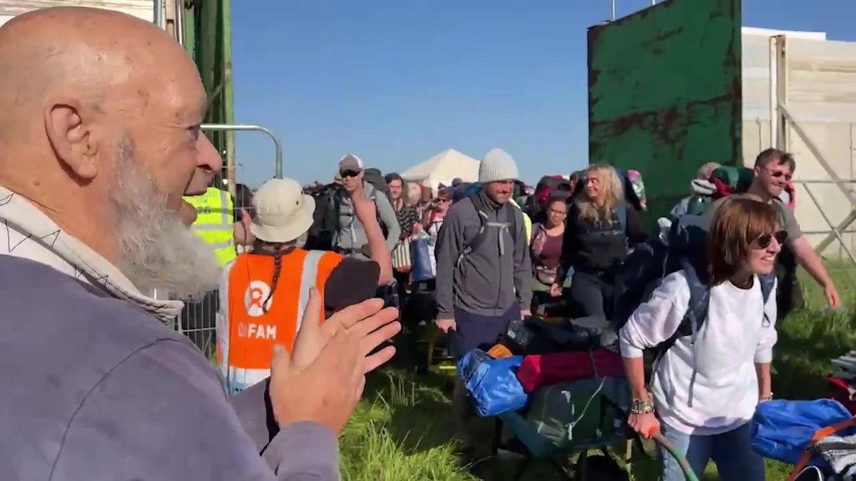 Glastonbury gates open as hundreds queue overnight to be first in
