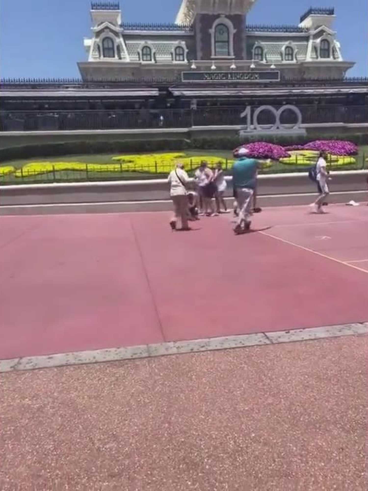 Fight breaks out at Disney World between photo-hungry families