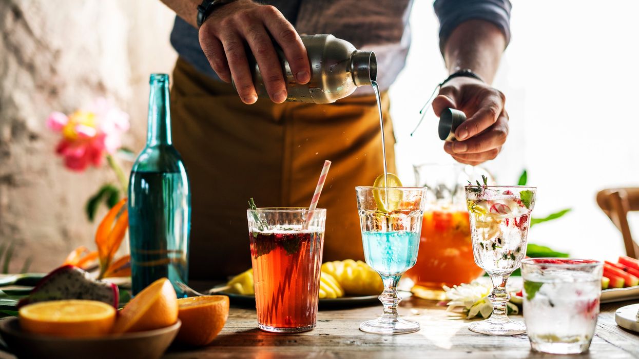 <p>File image of a bartender</p>