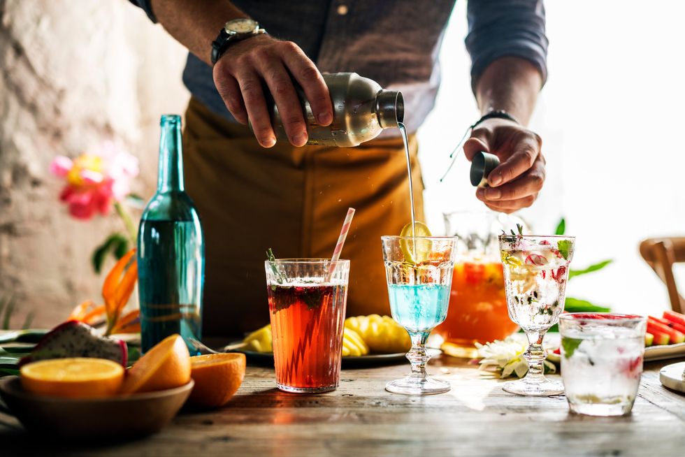 <p>File image of a bartender</p>