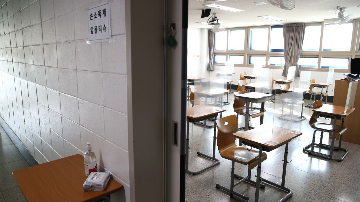 <p>File image of an empty classroom</p>