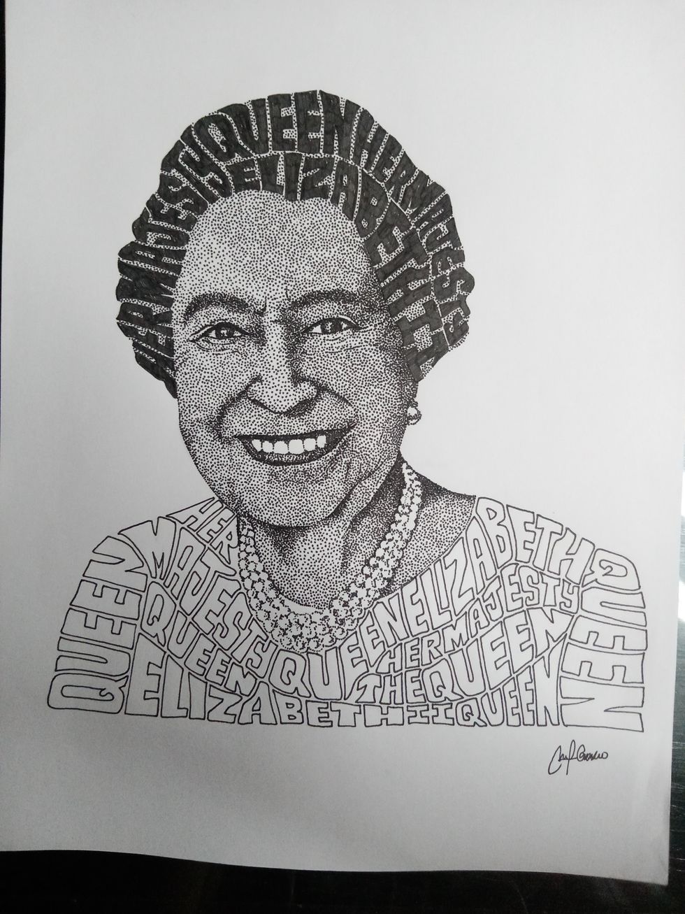 Artists around the world create tributes to the Queen