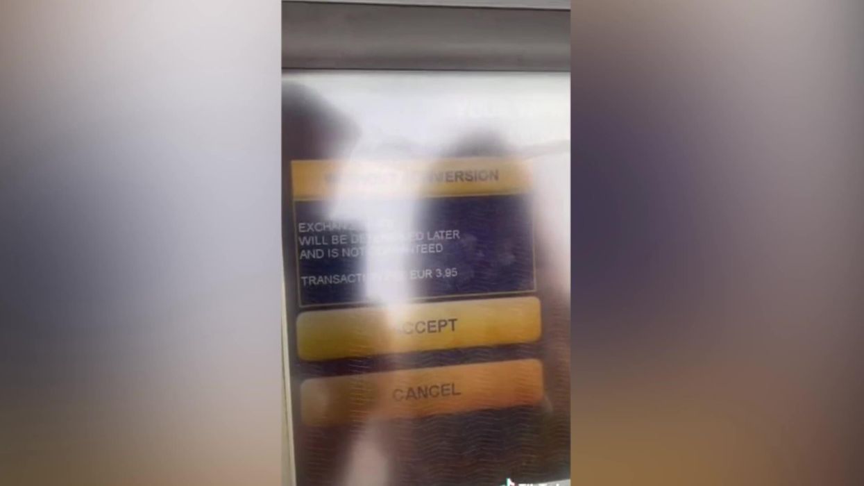 Tourist goes viral with money-saving holiday ATM trick