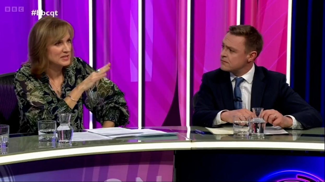 Fiona Bruce says Tory's NHS stats 'don't look so good' in awkward Question Time moment