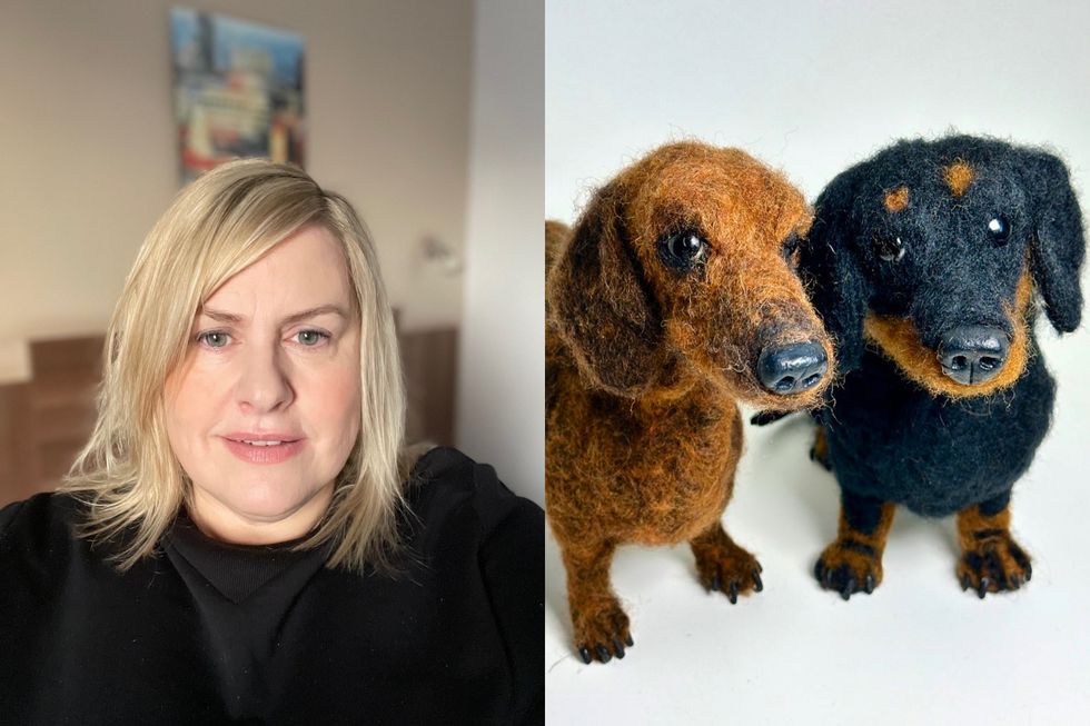 Needle felt artist brings comfort to pet owners with woollen sculptures