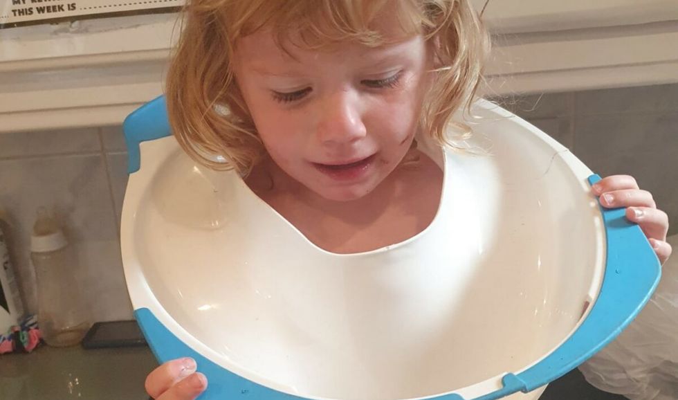 Firefighters free toddler after toilet seat gets stuck around neck