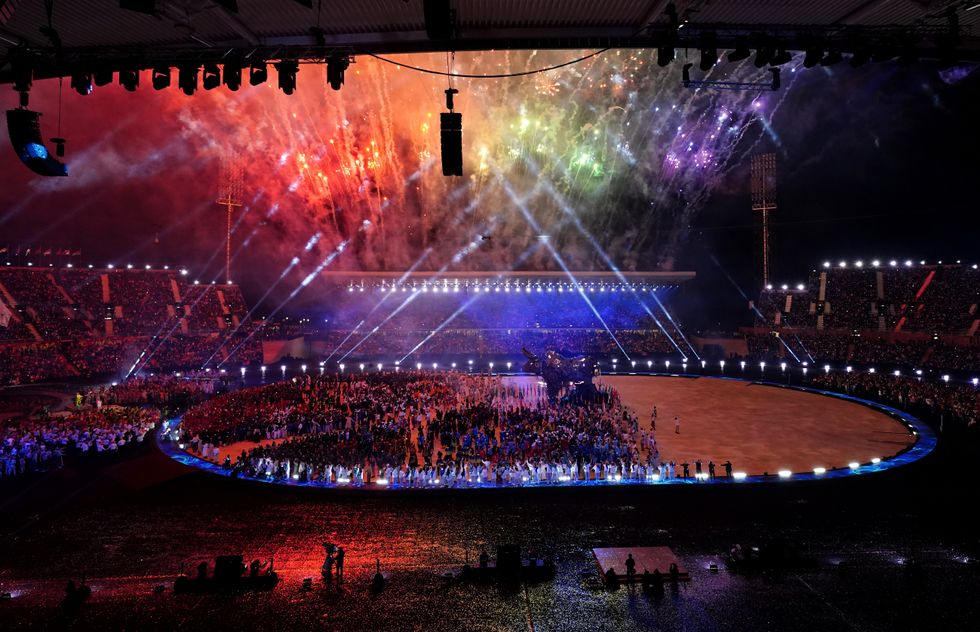 In Pictures: Raging Bull kicks off Commonwealth Games opening ceremony