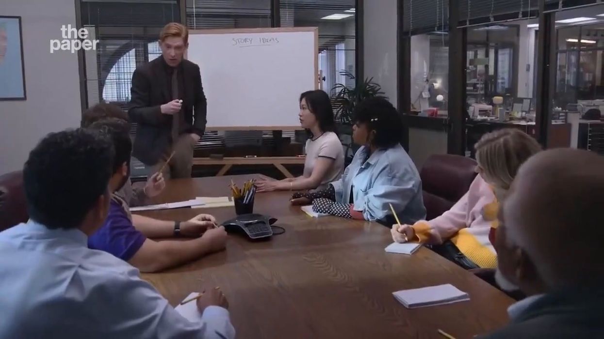 Watch the hilarious first clip from 'The Office' spin-off 'The Paper'