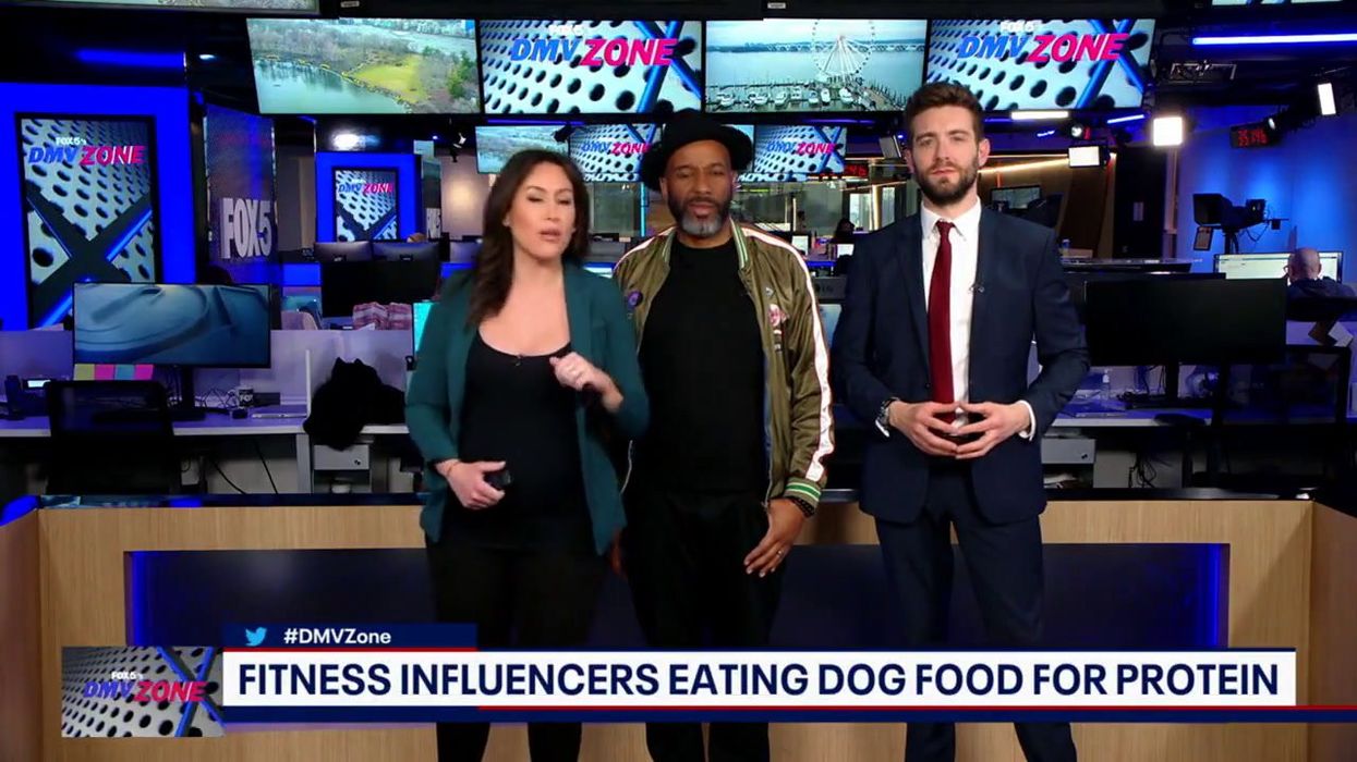 Gross 'fitness trend' shows people eating dog food for gains