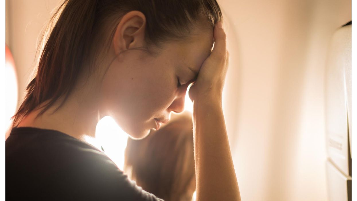 Flyer's rage after mum and child stop her from reclining in a seat she paid extra for