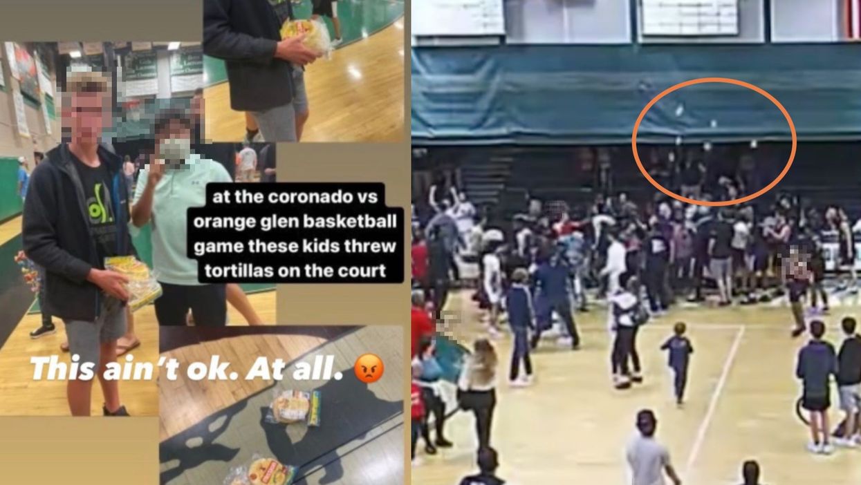 <p>Footage of the shocking incident was widely shared on social media</p>