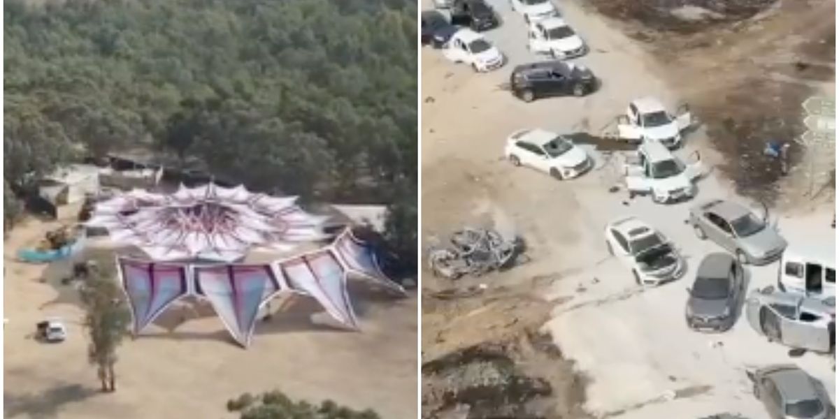 Haunting video shows Israeli Nature Party festival before and after ...