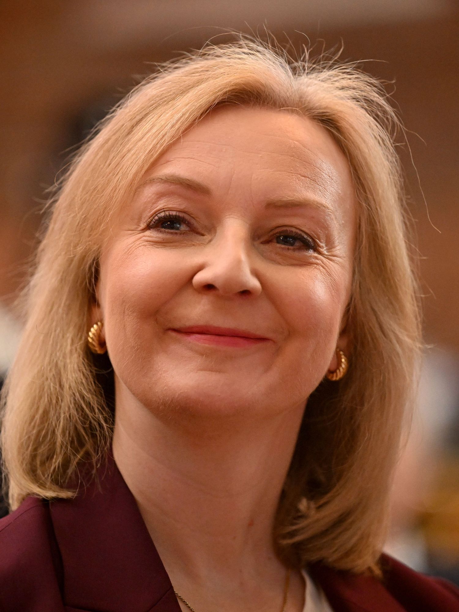 Former British Prime Minister Liz Truss attends the 'Popular Conservatives' conference on February 6, 2024 in London