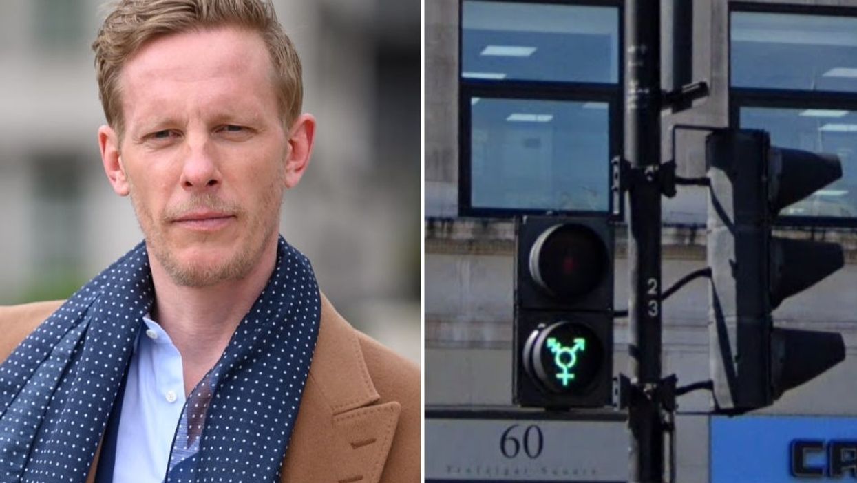<p>Fox shared his feelings about the Pride traffic lights on Twitter</p>