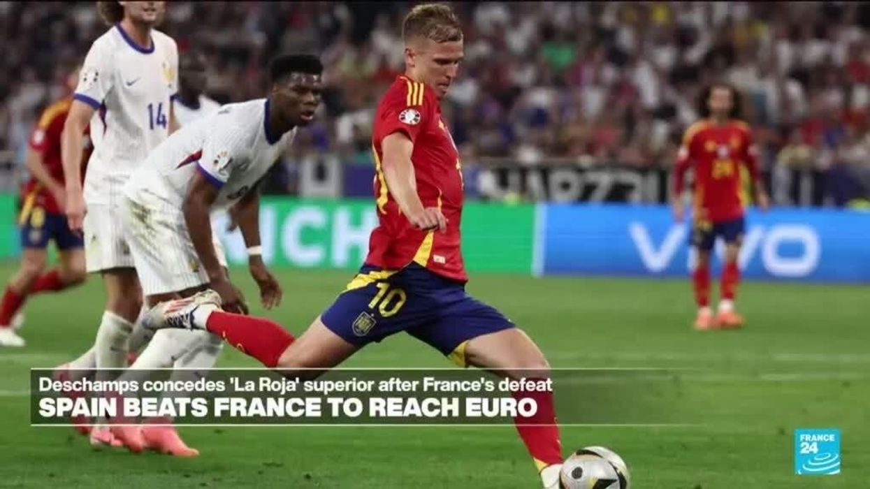 Spain coach gives update on Morata after appearing to be 'injured' by security guard