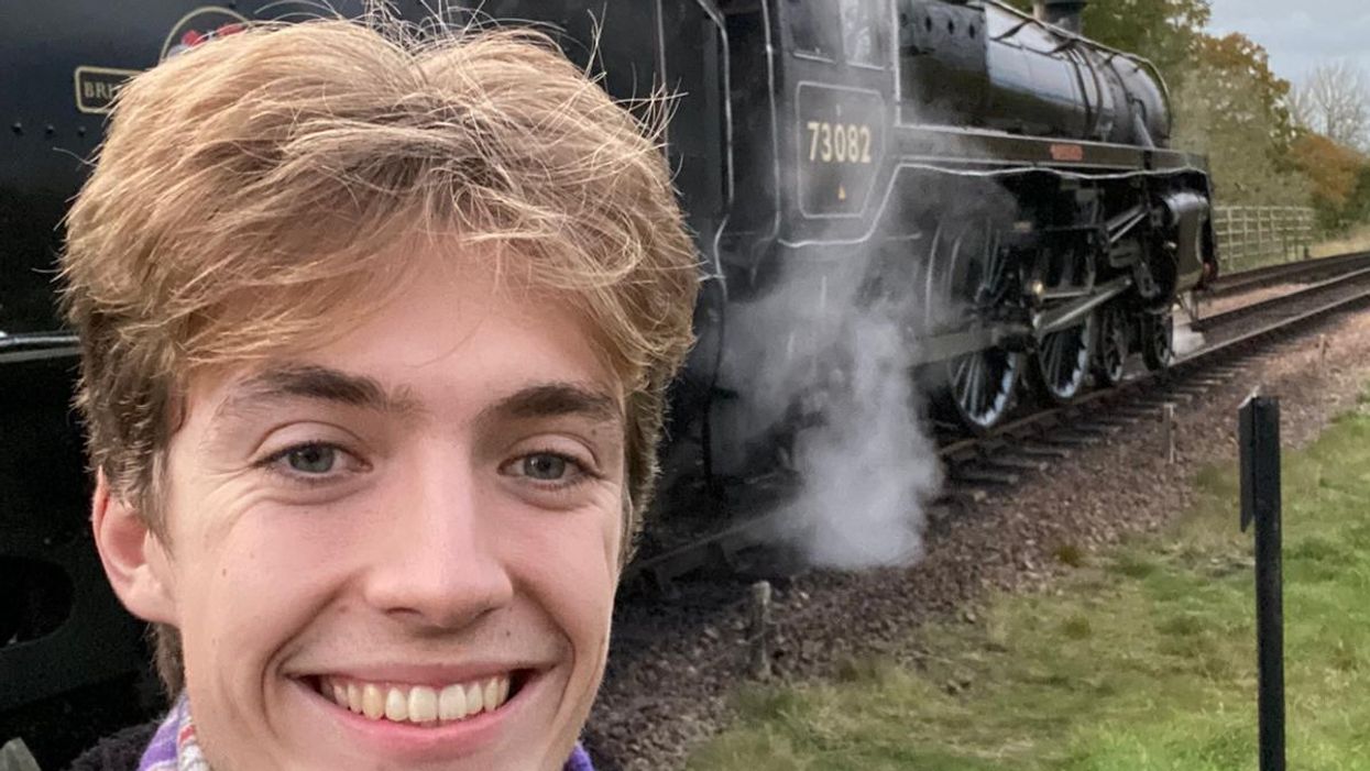 Francis Bourgeois has risen to TikTok fame as a digital content creator with a passion for trains (Francis Bourgeois, @francis_bourgeois43)