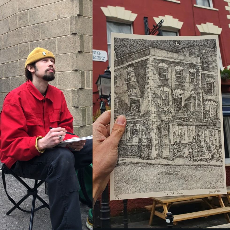 Artist draws Bristol’s pubs to celebrate ‘one of the best things’ about Britain