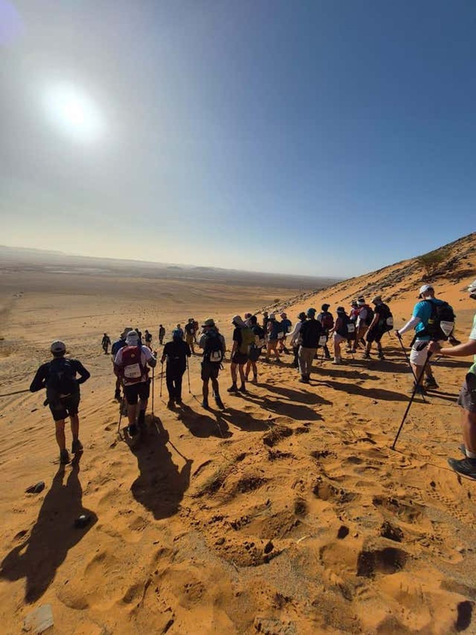 Fraser Wilson Sahara trek