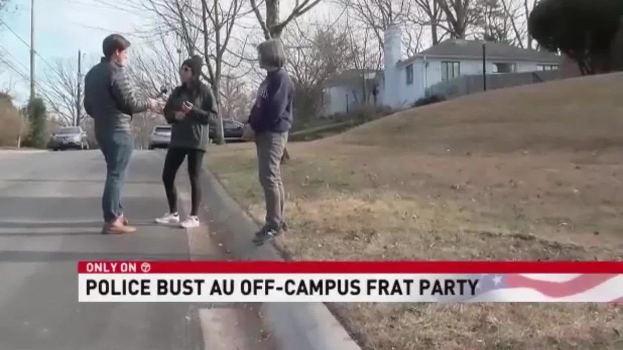 A student party was so wild the air itself failed a breathalyser test